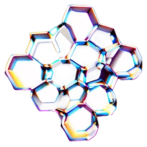Creative Honeycomb Design PNG 4