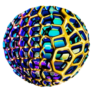 Creative Honeycomb Design PNG Pku