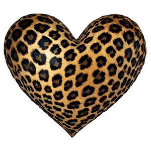 Creative Leopard Heart PNG Okk