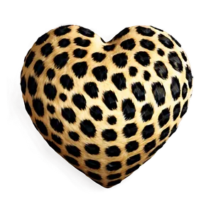 Creative Leopard Heart PNG Vqa