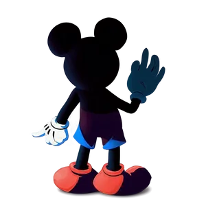 Creative Mickey Mouse Shadow Png 06202024 PNG image