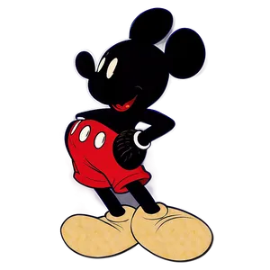 Creative Mickey Mouse Shadow PNG 64 PNG