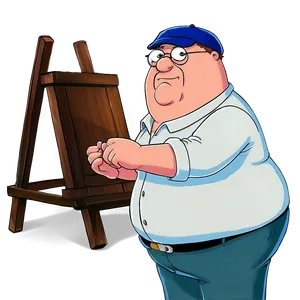 Creative Peter Griffin Art Png 05062024 PNG image