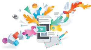 Creative Social Media Concept