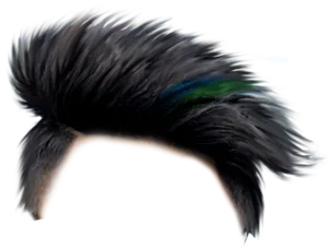 Creative Spiky Hairstylewith Color Streak