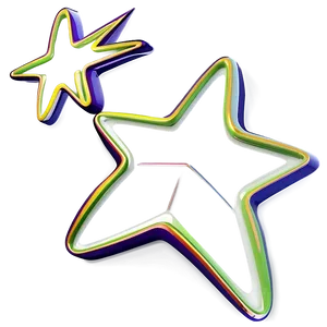 Creative Star Outline Png Buq46 PNG image