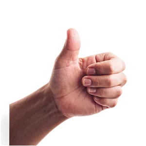 Creative Thumbs Up Illustration PNG Mlg