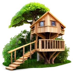 Creative Tree House PNG 06282024