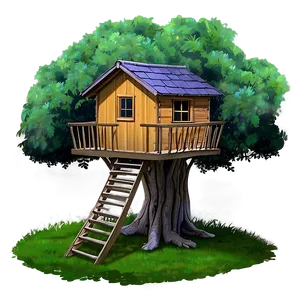 Creative Tree House PNG Mkj33 PNG