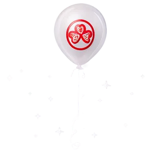 Creative White Balloon PNG Pej PNG