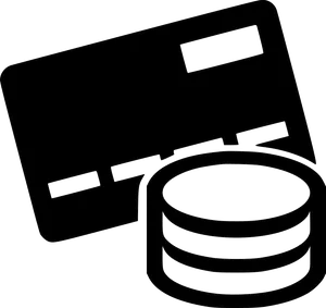 Credit Cardand Coins Icon PNG image