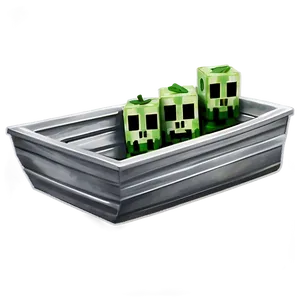 Creeper In Boat Png 05232024 PNG image