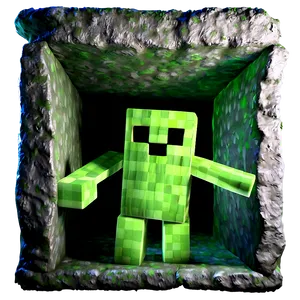 Creeper In Cave Png Ucq PNG image