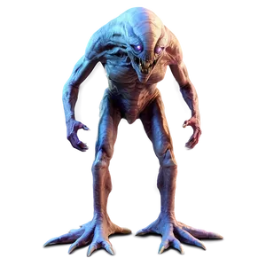 Creepy Alien Monster PNG Ojy88