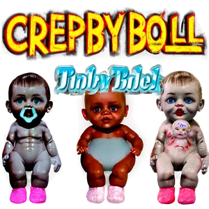 Creepy Baby Doll Png 06252024 PNG image