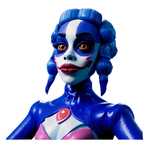 Creepy Ballora Design PNG 06252024