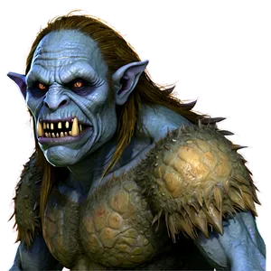Creepy Cave Troll PNG Fco
