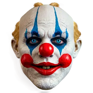 Creepy Clown Makeup PNG 05232024