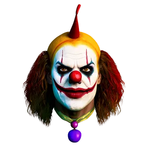 Creepy Clown Makeup PNG Iww