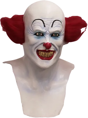 Creepy Clown Mask PNG image