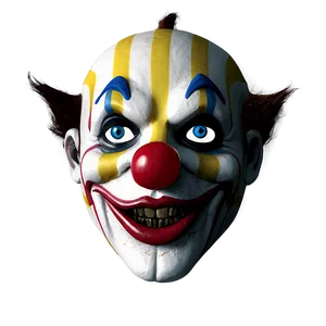 Creepy Clown Mask Png 06212024 PNG image