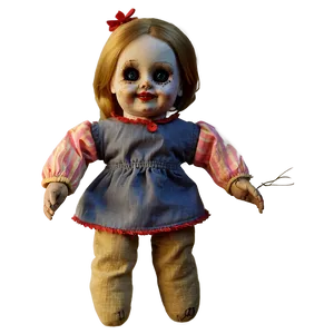 Creepy Doll In Dark PNG Cgl
