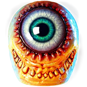 Creepy Eyeball Design Png Rua PNG image