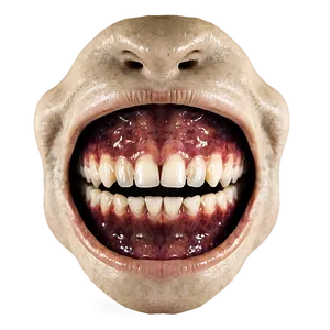 Creepy Grin Mouth PNG Ibp