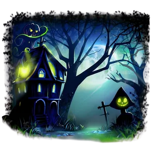 Creepy Halloween Mist PNG Erd PNG