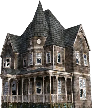 Creepy_ Haunted_ House.png PNG image