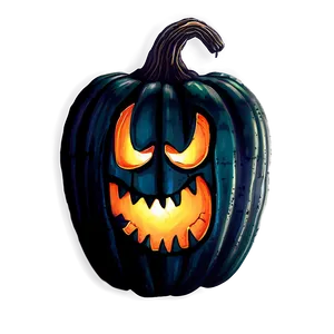 Creepy Jack O Lantern Art PNG Dwn