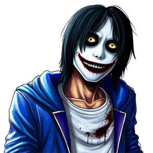 Creepy Jeff The Killer Artwork Png 16 PNG image