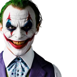 Creepy Joker Smile PNG 05212024