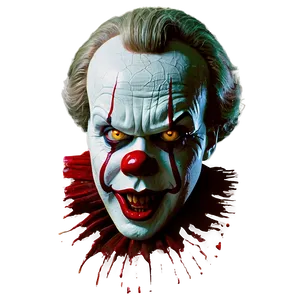 Creepy Pennywise Face Png 05212024 PNG image