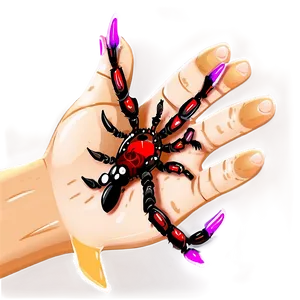 Creepy Spider Claws Png 06212024 PNG image