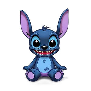 Creepy Stitch Halloween Png Iqi66 PNG image