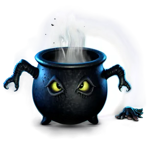 Creepy Witch Cauldron PNG Flc PNG