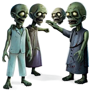 Creepy Zombie Alley PNG 36 PNG