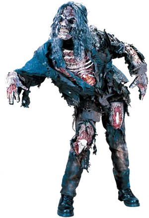 Creepy_ Zombie_ Figure PNG image