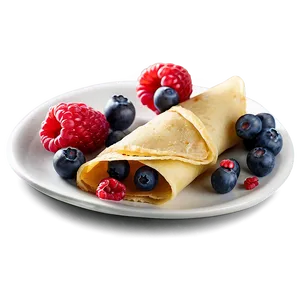 Crepes With Berries Breakfast PNG 49
