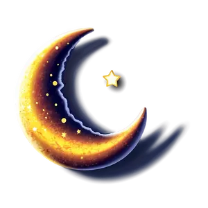 Crescent Moon And Stars Png Evy40 PNG image