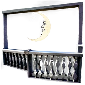 Crescent Moon Balcony PNG Xim PNG