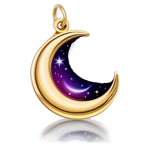 Crescent Moon Charm Png Pnj99 PNG image