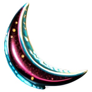 Crescent Moon Charm PNG Vyf PNG