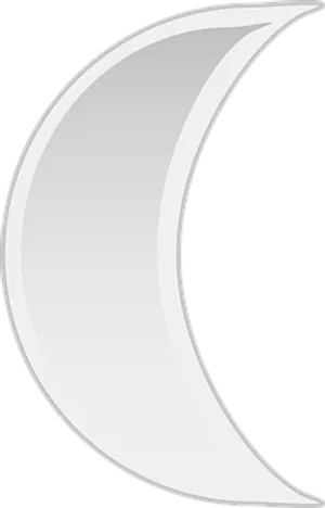 Crescent Moon Graphic PNG image
