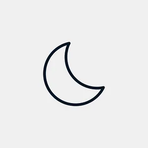 Crescent Moon Icon PNG image