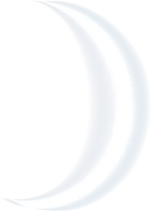 Crescent Moon Illumination PNG image
