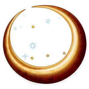 Crescent Moon Illustration Png 87 PNG image