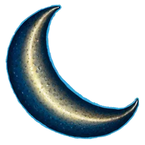 Crescent Moon In Ocean Png 50 PNG image