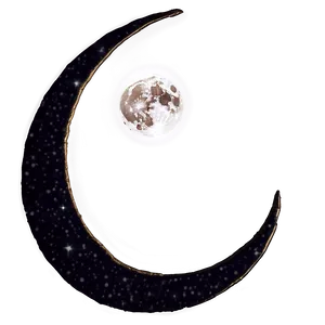 Crescent Moon Night Sky PNG 06252024 PNG